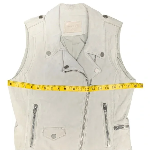 BLANK NYC, Genuine Suede Moto vest - Picture 9 of 10